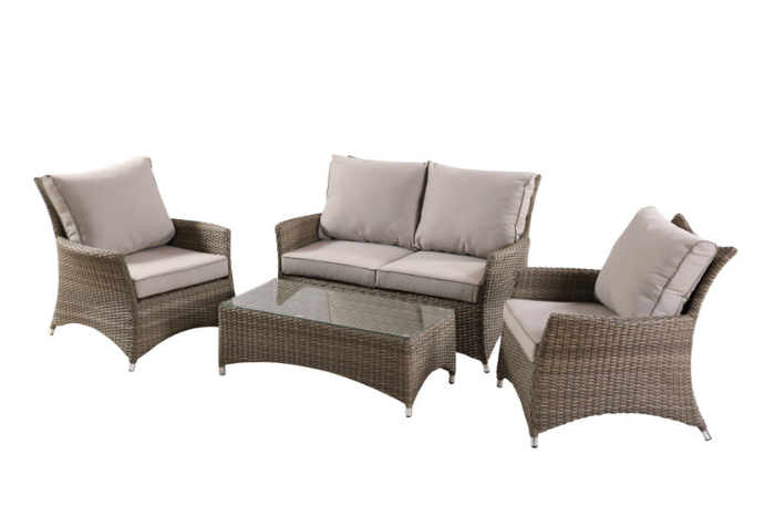 Westbury Lounge Set in Beech & Dove