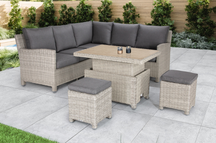 Kettler Palma Signature Mini Corner Set with all new weatherproof cushions