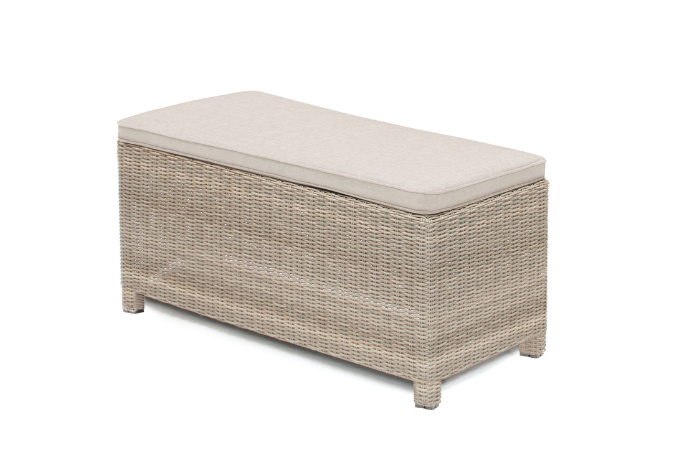Kettler Palma Grande Corner Set in Oyster with Firepit