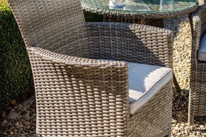 Westbury Bistro Set in Beech and Dove