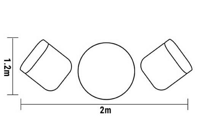 Hartman Capri Bistro Set – Antique Grey and Platinum