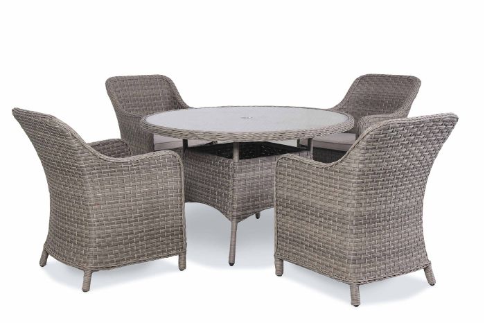 Kettler Charlbury 4 Seat Round Dining Set