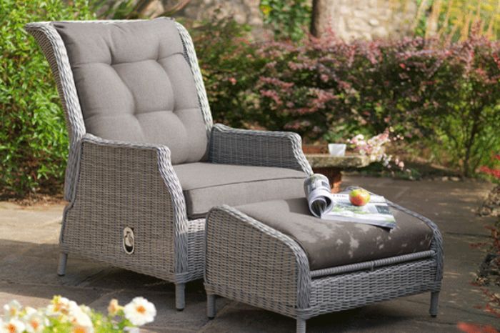 Kettler Classic Recliner with Footstool