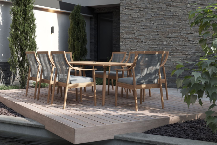 Supremo Risha 8 Seat Rectangle Dining Set