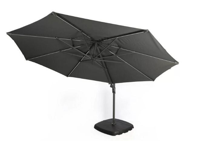 Supremo Monaco 3.3m LED Solar Parasol