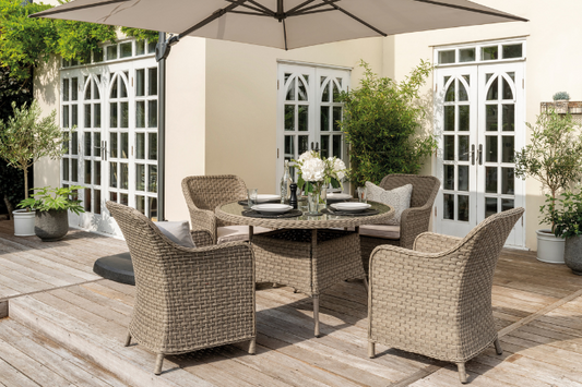 Kettler Charlbury 4 Seat Signature Round Dining Set