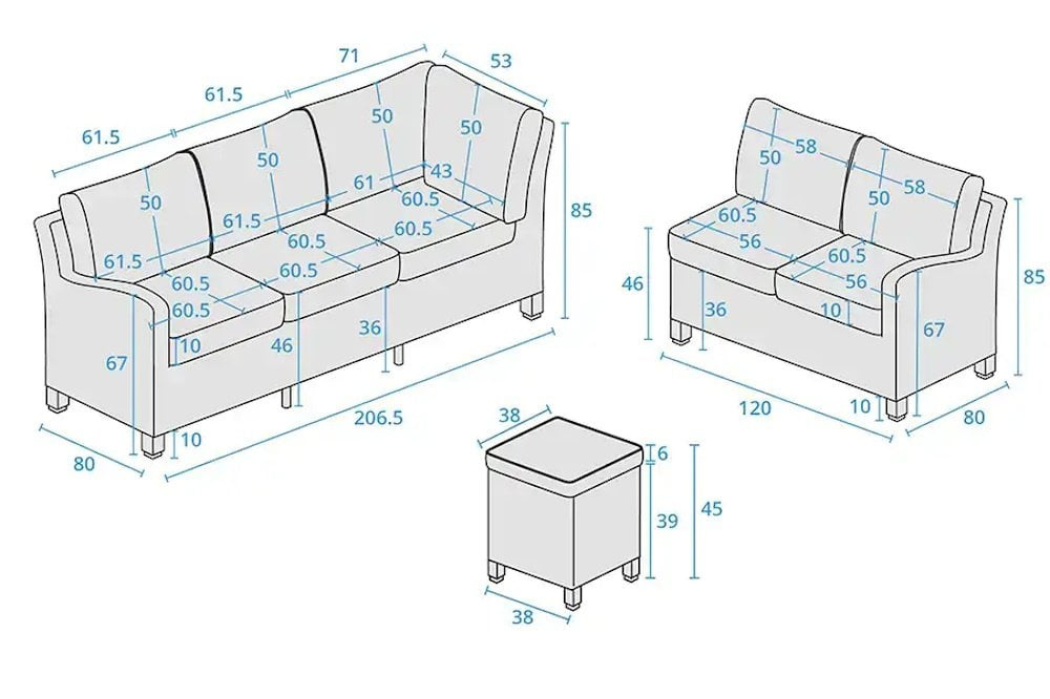 Kettler Palma Signature Mini Corner Set with all new weatherproof cushions