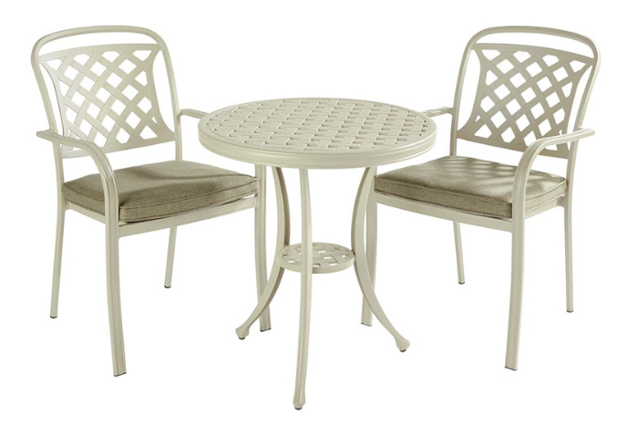 Berkley Bistro Set in Maize and Wheatgrass