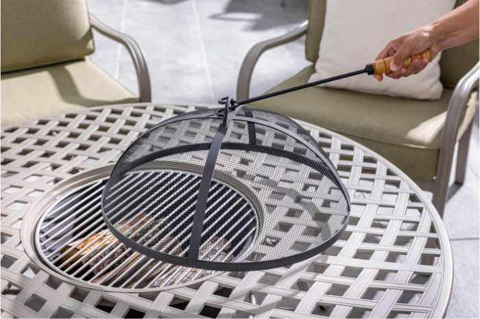 Hartman Buxton 4 Seat Cosy Fire Pit Lounge Set