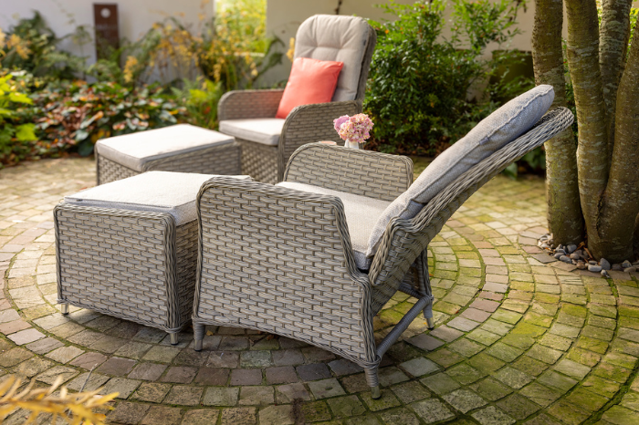 Reclined weaved chair from the Eton Companion Set