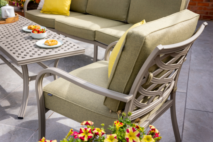 Hartman Buxton 3 Seat Lounge Set – Maize and Wheatgrass