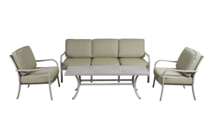 Hartman Buxton 3 Seat Lounge Set – Maize and Wheatgrass