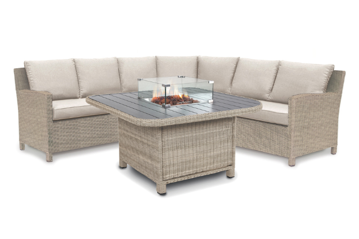 Kettler corner sofa shop with fire pit