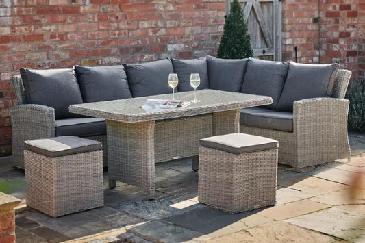 Kettler Toledo 8 Seater Casual Dining Corner Set