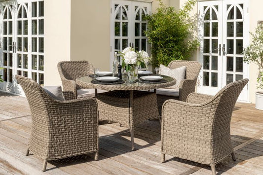 Kettler Charlbury 4 Seat Round Dining Set