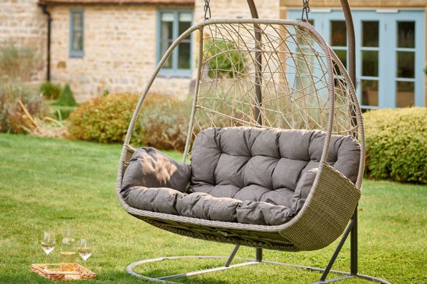 Double cocoon garden swing seat Clearance