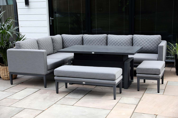 Supremo Mirfield Corner Modular Set with Adjustable Table